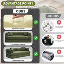 Corduroy Green 79 Inches Inter changeable Plus Sofa Bed