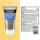 Neutrogena Sport Face Sunscreen Lotion SPF 70+, 2.5 fl. oz
