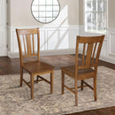 International Concepts San Remo Pecan Parawood Dining Chair