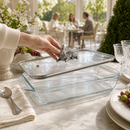 Bunny Lid with Pyrex 3 quart Baking Dish