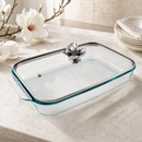 Magnolia Lid with Pyrex 3 quart Baking Dish