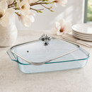 Magnolia Lid with Pyrex 3 quart Baking Dish
