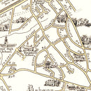 Vintage Map of Wellesley, Massachusetts 1960