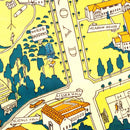 Vintage Map of Mills College, 1920