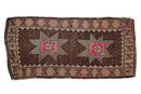 1.5x3 Vintage Distressed Oushak Rug Mat