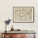 Vintage Map of University of Pennsylvania, 1933