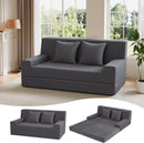Boneless Loveseat Sofa Bed, 59" Corduroy