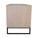 Modern Wooden Cat House with Scratching Mat - 47.64' x 21.46' x 25.98', 76.4 lbs
