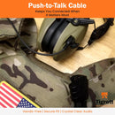 SMC cable (Shoot, Move, Communicate) Baofeng, Yaesu radios to Auxiliary Port for Electronic Earmuffs