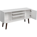 Farmhouse TV Stand for 65 Inch TVs With Storage Cabinet