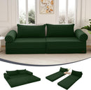 Boneless Loveseat Sofa Bed, 59" Corduroy