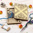 Magnetic Needle Case Rectangular – “Ethnic Pattern” FLZB(N)-194