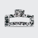 Black Marble Jumbo Claw Clip