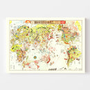 Japanese Pictorial Map of the World, 1932