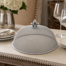 Fleur de Lis Stainless Mesh Picnic Cover