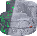 Glow Dinosaur Kids Chair, 4-in-1 Toddler Seat