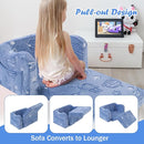 Children's Fold Out Sofa with Blanket