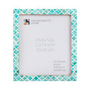 Poster Picture Frame Moroccan Bone & Resin Inlay Collection in 5 Sizes, Green