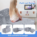 Children's Fold Out Sofa with Blanket
