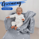 Children's Fold Out Sofa with Blanket