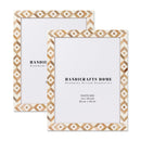 Poster Picture Frame Marquet Array Resin Inlay Collection in 4 Sizes, Pack of 2