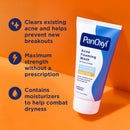 PanOxyl Acne Foaming Wash Benzoyl Peroxide 10% Maximum Strength antibacterial, 3 Oz, Pack of 2