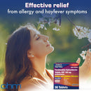 Ohm Non-Drowsy Fexofenadine Antihistamine Indoor Outdoor Allergy Relief Tablets 30ct