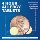 MAJOR 4 Hour Allergy Tablets - Chlorpheniramine Maleate 4mg - Antihistamine - 24 Count (1 Pack)