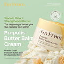 I’m From Propolis Butter Balm Cream, Deep Moisturizing Barrier Repair Cream with Propolis & Honey Extract, Rich Butter Balm Texture for Dry & Sensitive Skin, Korean Skincare, 1.69 fl. oz