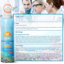 Reef Safe Sunscreen Spray SPF 50, Zinc Oxide Mineral Sunscreen Spray, Broad Spectrum UVA/UVB Protection, 360° Spray, Lightweight & Water Resistant, 6.76oz/200ml