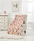 Decor&More Happy Halloween Microplush Throw Blanket (50" x 60")