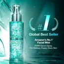 ANUA PDRN Collagen Glow Facial Serum Spray, Hydrating Face Mist, Hyaluronic Acid, dewy glass finish, All Skin Types, Instant Plumping Hydration, Firming Care, Korean Skincare, 3.38 fl oz (Pack of 2)