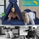 8-Piece Kids Play Couch Solid Color