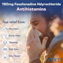 Ohm Non-Drowsy Fexofenadine Antihistamine Indoor Outdoor Allergy Relief Tablets 30ct