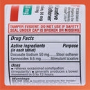 Rugby Stimulant Laxative Plus Stool Softener Docusate Sodium 50 mg/Sennosides 8.6 mg - Laxative Tablets for Occasional Constipation Relief - Stool Softeners for Women, Men, and Kids - 100 Tablets