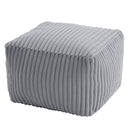 Round Pouf Ottoman Foot Rest, 20"x15"