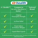 A+Health Cetirizine Hcl 10 Mg Liquid Gels, Antihistamine for 24 Hour Allergy Relief, 65 Count