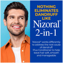 Nizoral 2-in-1 Anti Dandruff Shampoo and Conditioner, 14 Fl Oz, 1% Ketoconazole (Pack of 2)