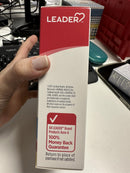 LEADER Maximum Strength Lidocaine 4% Pain Relief, Fast-Acting, Targeted Relief for Back, Neck, Shoulders, Knees, Elbows, Minor Skin Irritation, Odor-Free, 5 Patches