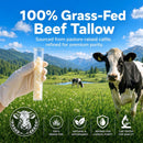 Beef Tallow Sunscreen for Face & Body- Natural Mineral Sunscreen SPF 50 - With Grass-Fed Tallow & Non-Nano Zinc Oxide Reef Safe