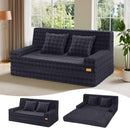 Boneless Loveseat Sofa Bed, 59" Corduroy
