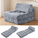 Kids Couch, 3-in-1 Fold-Out Foam Chair