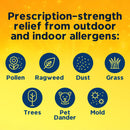Xyzal 24 Hour Allergy Relief Medicine, Original Prescription Strength Antihistamine, Levocetirizine Dihydrochloride Tablets, 5 mg, 35 Count