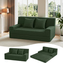 Boneless Loveseat Sofa Bed, 59" Corduroy