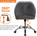 Office Chair Height Adjustable Large Seat Armrests