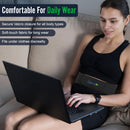 Durasage Cordless Heating Pad for Back Pain Relief – Portable Infrared Waist Belt with 3 Adjustable Heat Settings, USB Rechargeable, Wearable Wrap for Lower Back - Comfort & Lightweight – Black