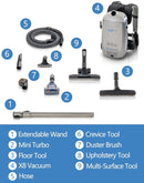 Prolux X8 Lite Backpack Vacuum w/ Premium Tool Kit for Light Commercial Use