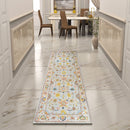 Premium Hand-Tufted Rug Made of 100% Wool  - Flora Meadow - 2x8 Feet