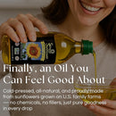 Sunflower Oil | Pack of 4 | 8 oz | Non GMO, Gluten & Nut Free, Vegan | Simply Sunflower