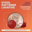 Rugby Stimulant Laxative Plus Stool Softener Docusate Sodium 50 mg/Sennosides 8.6 mg - Laxative Tablets for Occasional Constipation Relief - Stool Softeners for Women, Men, and Kids - 100 Tablets